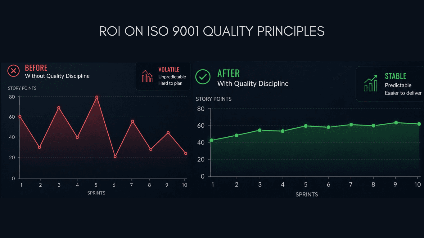 roi on iso 9001 quality principles