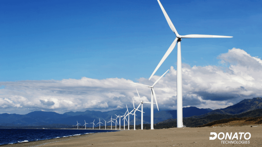 Offshore Windmills Near the Ocean – Renewable Energy and Sustainability in Action