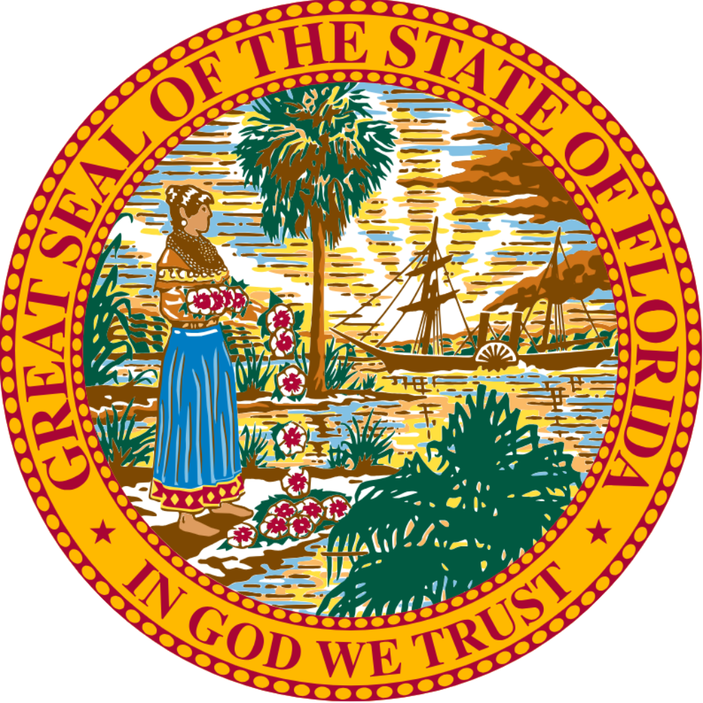Florida state seal representing IT staff augmentation partnership with Donato Technologies