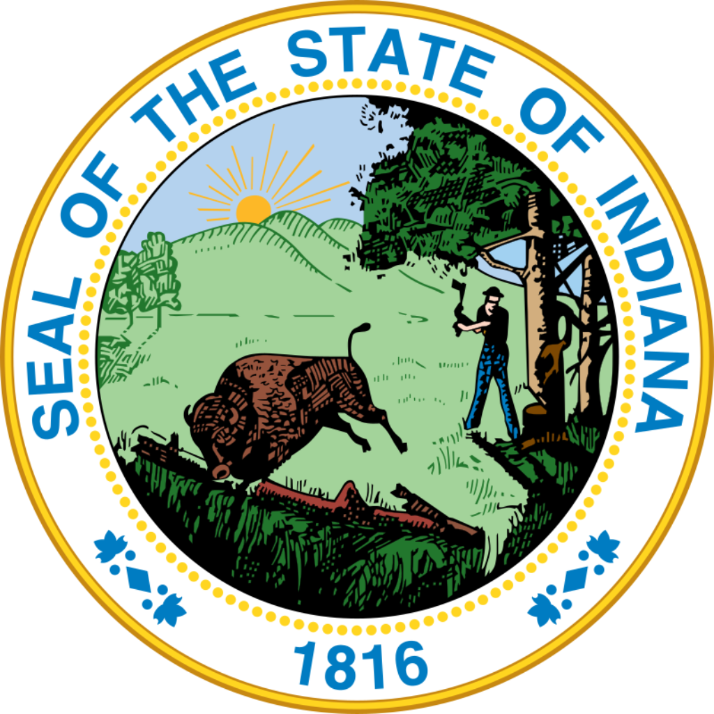 Indiana state seal representing Donato Technologies government IT staffing services