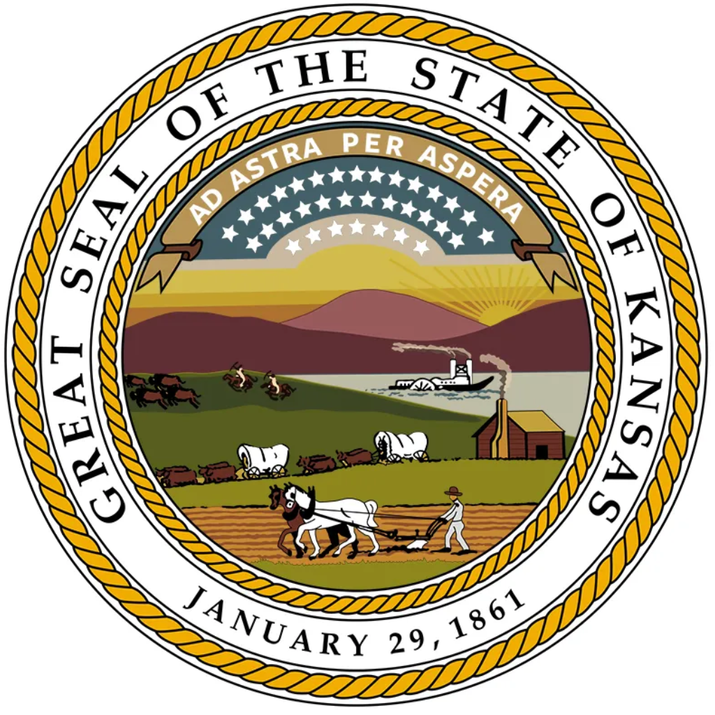 Kansas state seal representing government IT staffing partnership with Donato Technologies