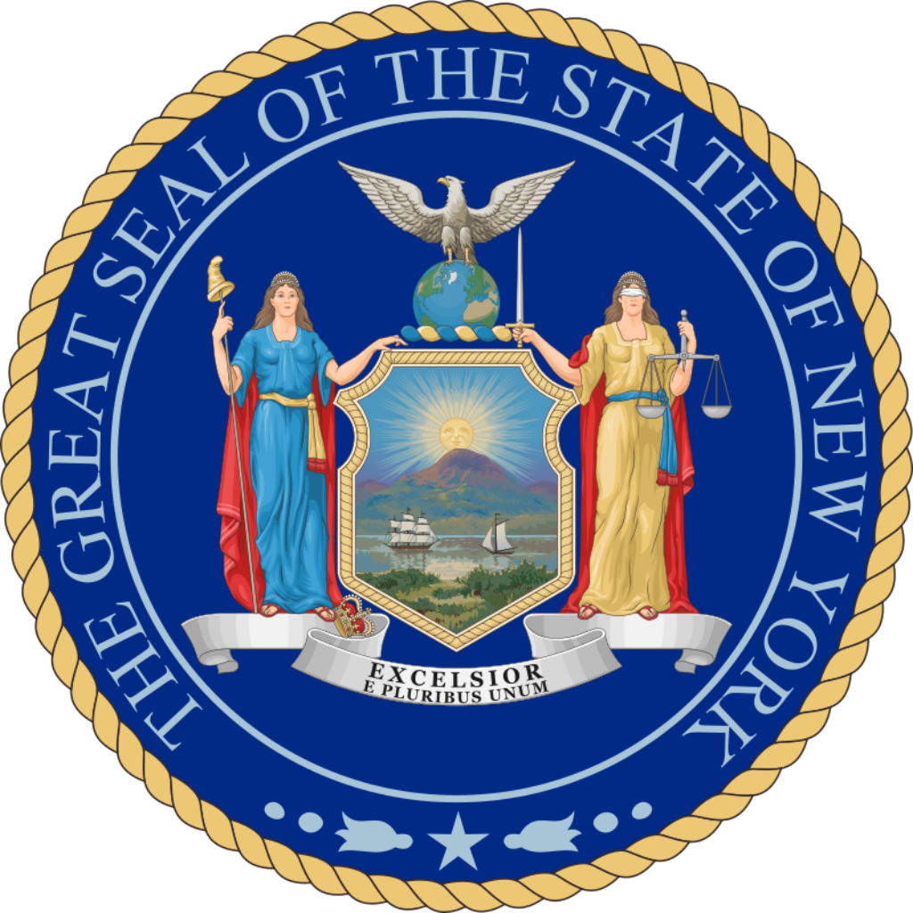 New York state seal representing Donato Technologies government IT partnerships