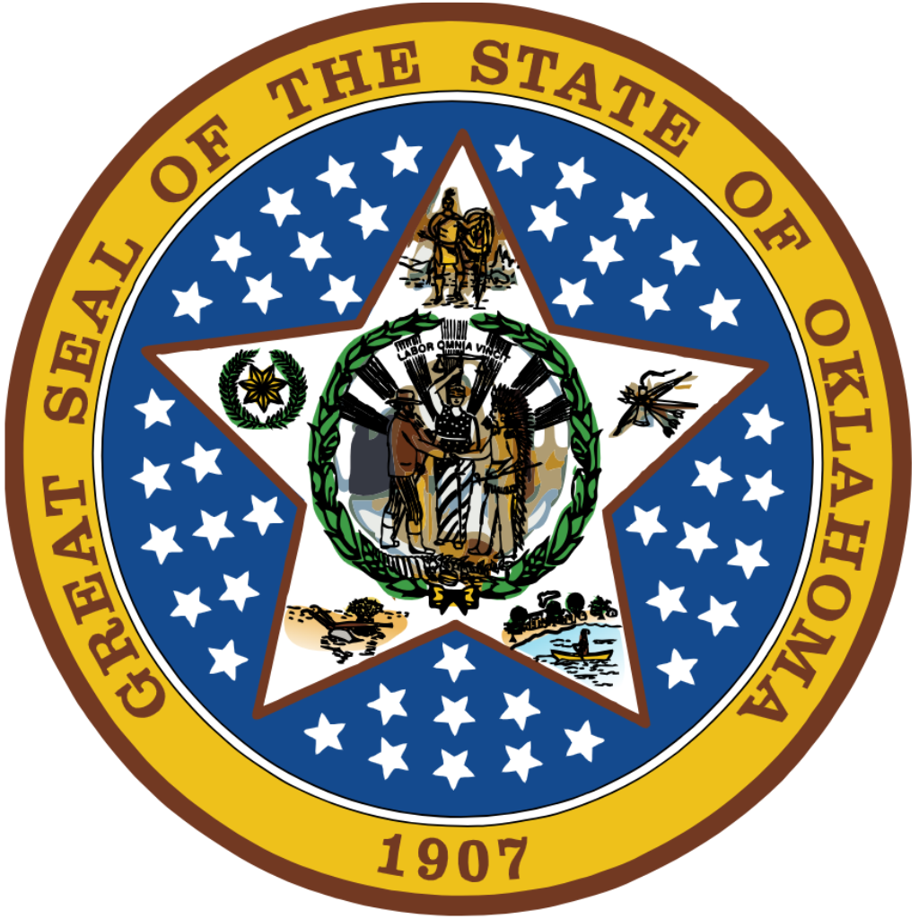 Oklahoma state seal for Donato Technologies government staffing services in Tulsa